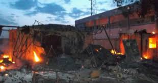 Incendie dans un magasin de motos à Yaoundé